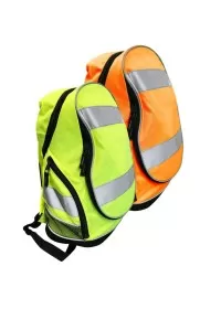 Hi Vis Bag With Black Trim And Reflective Tape SSHVB