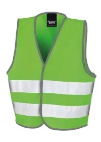 Kids Lime Green Hi Vis Safety Vest R200J