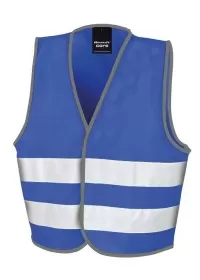 Kids Royal Blue Hi Vis Safety Vest R200J
