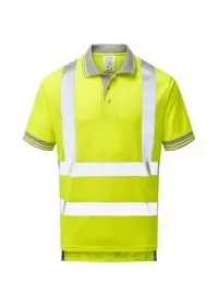 Pulsar P175 Yellow Short Sleeve Hi Vis Poloshirt