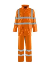HI Vis Orange Rainsuit Lightweight 2 piece H129