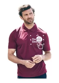 Custom Embroidered Sports Polo Shirt Awdis JC040