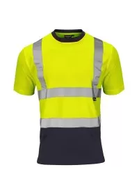 Yellow and Blue hi vis tee shirt