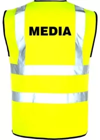 Media Printed Hi Vis Vest