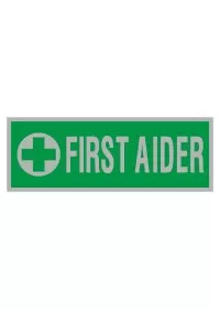 First aider reflect badge slider