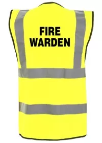 Fire Warden hi vis vest