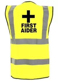First Aid Hi Vis Vest