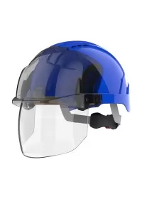JSP EVO VISTAshield Vented Helmet Blue & Smoke