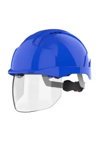 JSP EVO VISTAshield Vented Helmet Blue & Blue