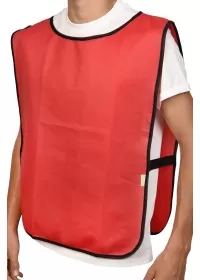 Red Tabard (Not PPE) - ITEM145 Front