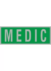 Medic Reflective Badge