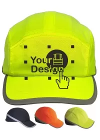 Portwest Custom Embroidered Hi Vis Bump Cap PW79