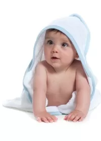 Personalised hooded baby towel