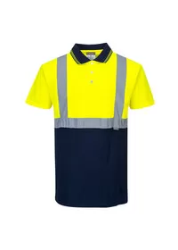 Portwest s479 yellow and blue polo shirt