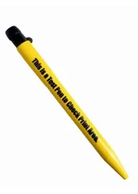 Custom Printed Promo Pen Plastic Yellow