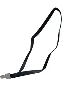 Black Lanyard with plastic clip