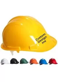 Custom printed portwest PW 50 safety helmet