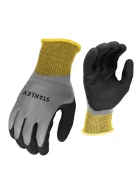Grey/Black/Yellow Stanley waterproof gripper gloves SY101 Stanley Workwear
