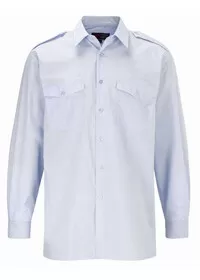 Long Sleeve Pilot Shirt with Logo