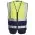 Premium Hi Vis Vest with Pockets Blackrock Yellow/Navy