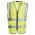 Premium Hi Vis Vest with Pockets Blackrock Yellow