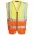 Premium Hi Vis Vest with Pockets Blackrock Yellow/Orange