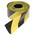 Black & yellow barrier tape
