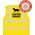 CAUTION HORSES hi vis vest with CAUTION HORSES printed to rear