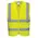 Portwest C375 Hi-Vis Zipped Vest Yellow