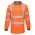 Portwest S277 Hi-Vis Polo ShirtL/S Orange