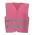 Kids Hivis Vests Fluorescent Pink