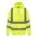 HVK05 Personalised Pull-Over Hivis Hoodie Yellow Front