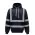 HVK05 Personalised Pull-Over Hivis Hoodie Navy Front