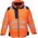 Portwest T400 Vision Hi-Vis Rain Jacket Orange/Navy