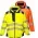 Portwest T400 Vision Hi-Vis Rain Jacket Yellow/Navy