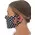 Face mask covering with Polka dot pattern