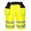 PW343 Work Shorts Hi Vis Yellow Front