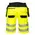 PW343 Work Shorts Hi Vis Yellow Rear