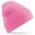 Embroidered Knitted Beanie Hat Beechfield BC045 Classic Pink