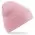 Embroidered Knitted Beanie Hat Beechfield BC045 Dusty Pink