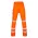 Eco Friendly Hi Vis Recycled Trousers. Orange Rear