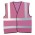 Pink hi visibility vest