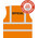 Orange Official Printed hi vis vest