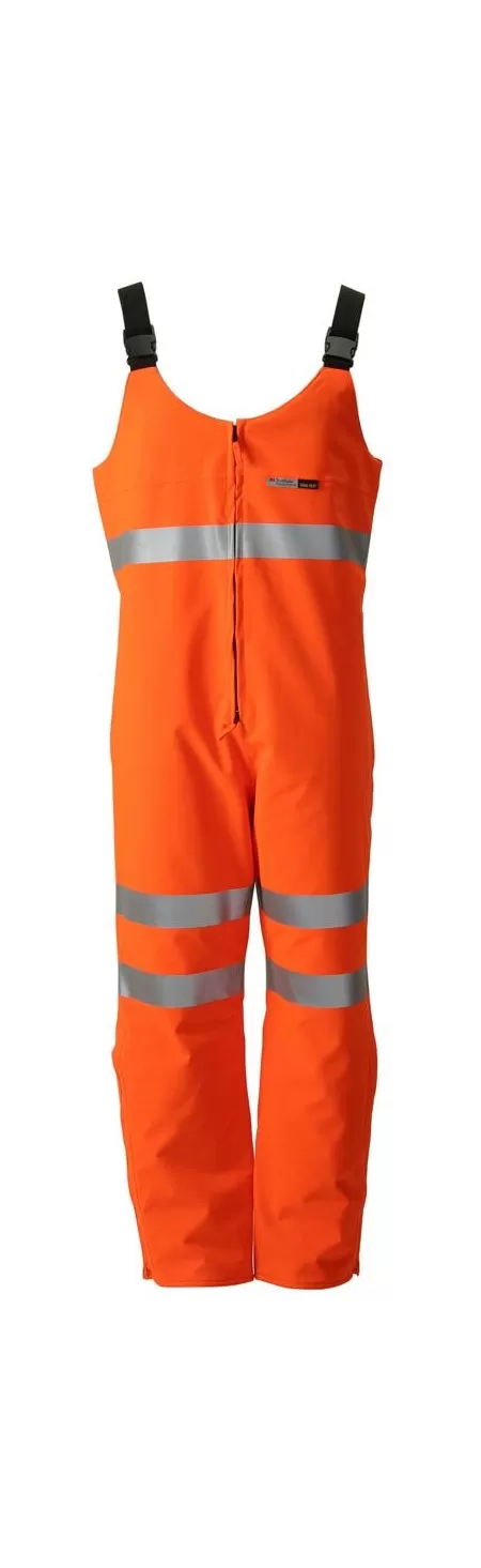 Orange Gore Tex Bib and Brace Salopette