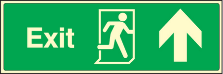 Exit up sign