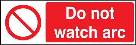 Do not watch arc sign