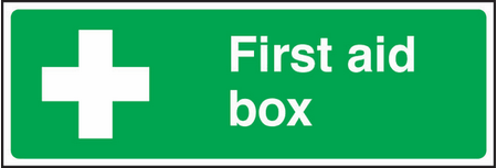 First aid box sign