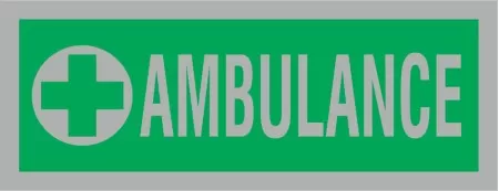 Ambulance Reflective Badge