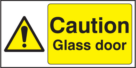Caution overhead hazard sign