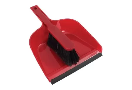 Dust Pan and Brush set RED